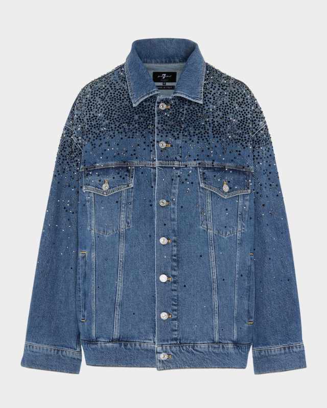 Oli Rhinstone Denim Trucker Jacket